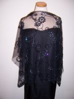 21inch-X-24-inch-HAND-BEADED-BLACK-NET-FABRIC-IRIDESCENT-SPARKLING-BUGLE-BEADS