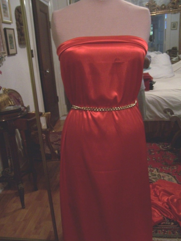 3.3-yds-GLOWING-RED-SOFT-MICROFIBER-CHARMEUSE-SATIN-FABRIC-GOWNS-PANTS-DRESSES-6