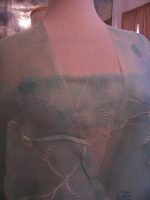 3yds-DELICATE-PALE-AQUA-HAND-PAINTED-MOTTLED-SILK-ORGANZA-FABRIC-EMBROIDERY-9