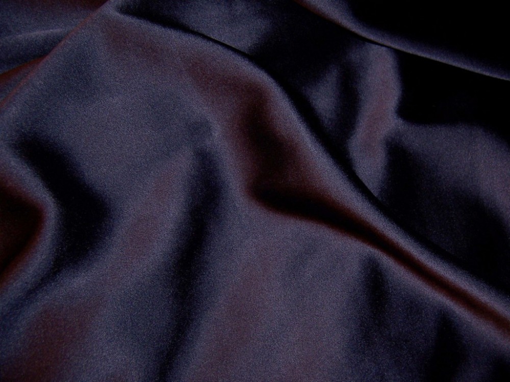 3yds-ITALIAN-FABRIC-MICROFIBER-RICH-DEEP-NAVY-CHARMEUSE-SATIN-2