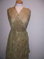 4.4yds-ITALIAN-COUTURE-SILK-CHIFFON-SOFT-GREEN-w-CHIC-GOLD-EMBROIDERY-DESIGNS-1