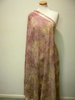 4.5yds-DAZZLING-FABRIC-SOFT-GREEN-ROSE-PRINT-W-GREEN-GOLD-GLITTER-ACCENT-DESIGN-1