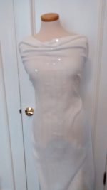 4yd-CREAM-ITALIAN-WOOL-COTTON-VOILE-TRANSPARENT-SEQUIN-STRIPES-CHIC-DRESS-FABRIC-1