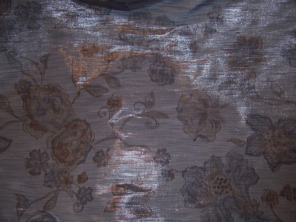 4yds-DESIGNER-METALLIC-SILVER-GREY-FAILLE-ETHEREAL-WATERCOLOR-FLORAL-PRINT-5