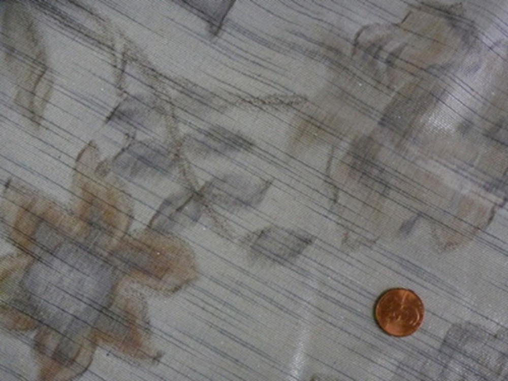 4yds-DESIGNER-METALLIC-SILVER-GREY-FAILLE-ETHEREAL-WATERCOLOR-FLORAL-PRINT-8