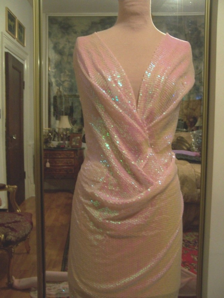 5yds-SHEER-STRETCH-PALE-PINK-MESH-FABRIC-COVERED-IN-IRIDESCENT-PINK-MINI-SEQUINS-1
