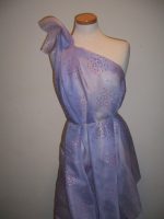 6yds-COUTURE-DESIGNER-FABRIC-LILAC-SILK-SATIN-ORGANA-WITH-MINI-FLOCKED-FLORAL-1