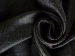 DESIGNER-FABRIC-BLACK-GLIMMER-SHIMMER-VISCOSE-NYLON-SATIN-4-yds-SOFT-BACKING