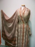 DESIGNER-FABRIC-COORDINATES-TAUPE-PEACH-BROWN-BEIGE-OMBRE-RICH-EMBROIDERED-BANDS-1