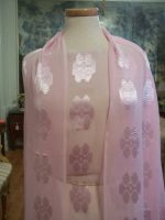 FABULOUS-DESIGNER-FABRIC-LT-PINK-DAZZLING-FLORAL-SATIN-DESIGN-ON-CHIFFON-5.9YDS-6