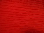STUNNING-DESIGNER-FABRIC-TREEBARK-UNEVEN-SCRUNCHY-PLEATED-RED-MATTE-SATIN-2.5YD-1