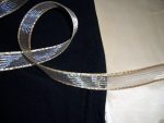 10yds-GORGEOUS-OFF-WHITE-SHEER-WOVEN-RIBBON-W-METALLIC-SILVER-GOLD-ACCENTS-1
