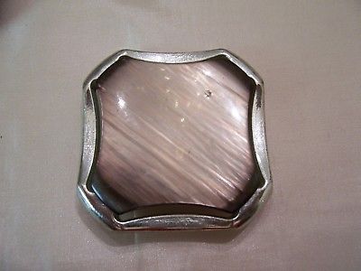 2-WONDERULLY-INTERESTING-2-VINTAGE-LUSTROUS-LUCITE-TAUPEY-BUCKLE-FOR-2-inch-BELTS-1