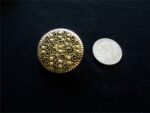 ANTIQUE GOLD FACETTED #111 ROUND 1 38″ BUTTONS