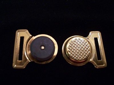 3-ASSORTED-BUCKLES-BRASS-FINISH-GOLD-TONE-ROUND-AURORA-RHINESTONES-ROUND-3