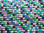 30-X-44-STAINED-GLASS-PURE-SILK-JACQUARD-FABRIC-BLK-LAVENDER-GREEN-PINK-BLUE