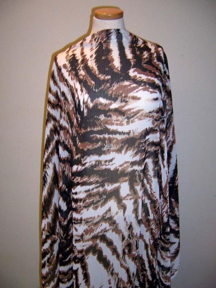 4yd-BOLD-CHIC-ANIMAL-PRINT-CRINKLE-GEORGETTE-SHEER-CHIFFON-OFF-WHITE-BROWN-BLACK-1