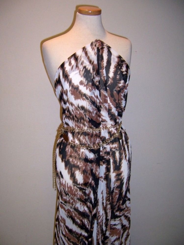 4yd-BOLD-CHIC-ANIMAL-PRINT-CRINKLE-GEORGETTE-SHEER-CHIFFON-OFF-WHITE-BROWN-BLACK-3