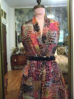 4yd-CORAL-ORANGE-BLACK-MULTI-FUN-PRINT-TRANSLUCENT-WASHABLE-GEORGETTE-1