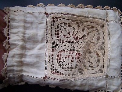 ANTIQUE-FILET-LACE-STRIP-DRAWSTRING-PURSE-2-OFF-WHITE-FOR-ANTIQUE-WEDDING-DRESSES-2