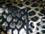 BLK-GOLD-SILVER-LEOPARD-SPOTS-BROCAGE-FABRIC-PIECE-TRIM-CLOTHING-CRAFTS-20