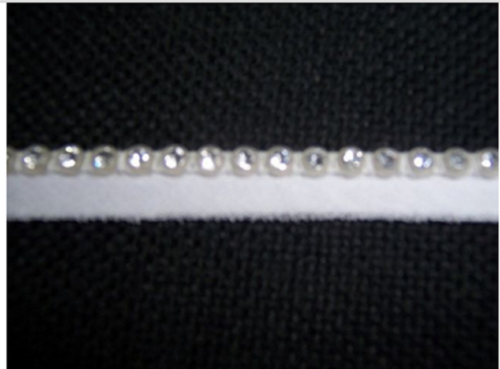 DESIGNER-TRIM-RHINESTONE-PIPING-SPARKLY-GEMS-4.5yds