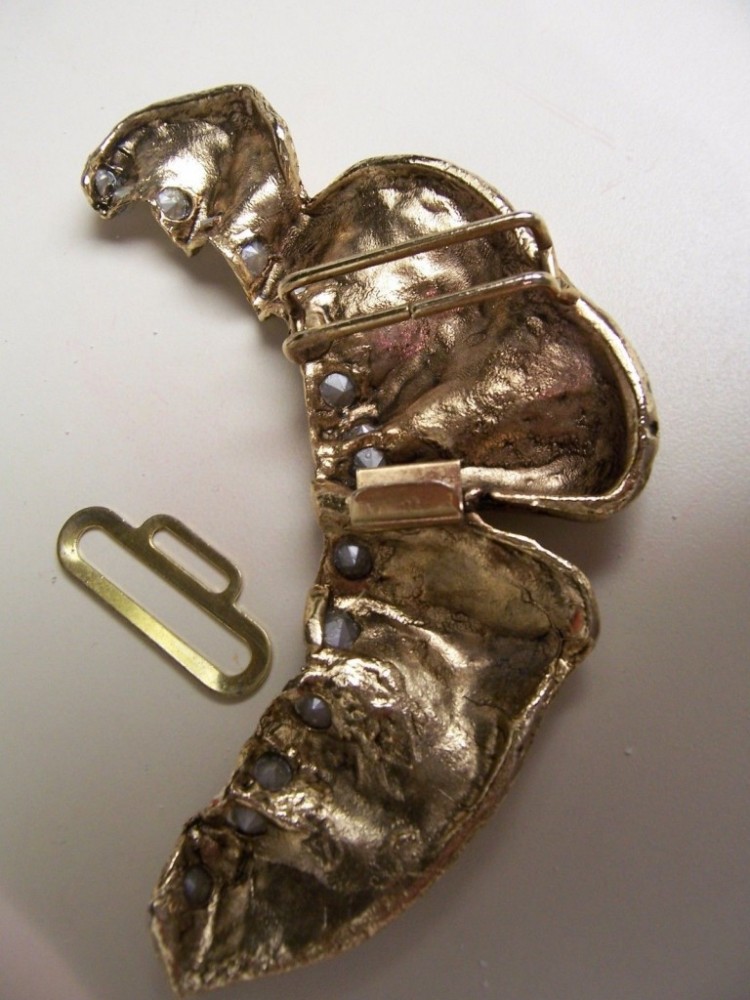 DRAPEY-LOOK-GOLD-METAL-BUCKLE-AURORA-GEMS-FOR-1.25-BELT-2