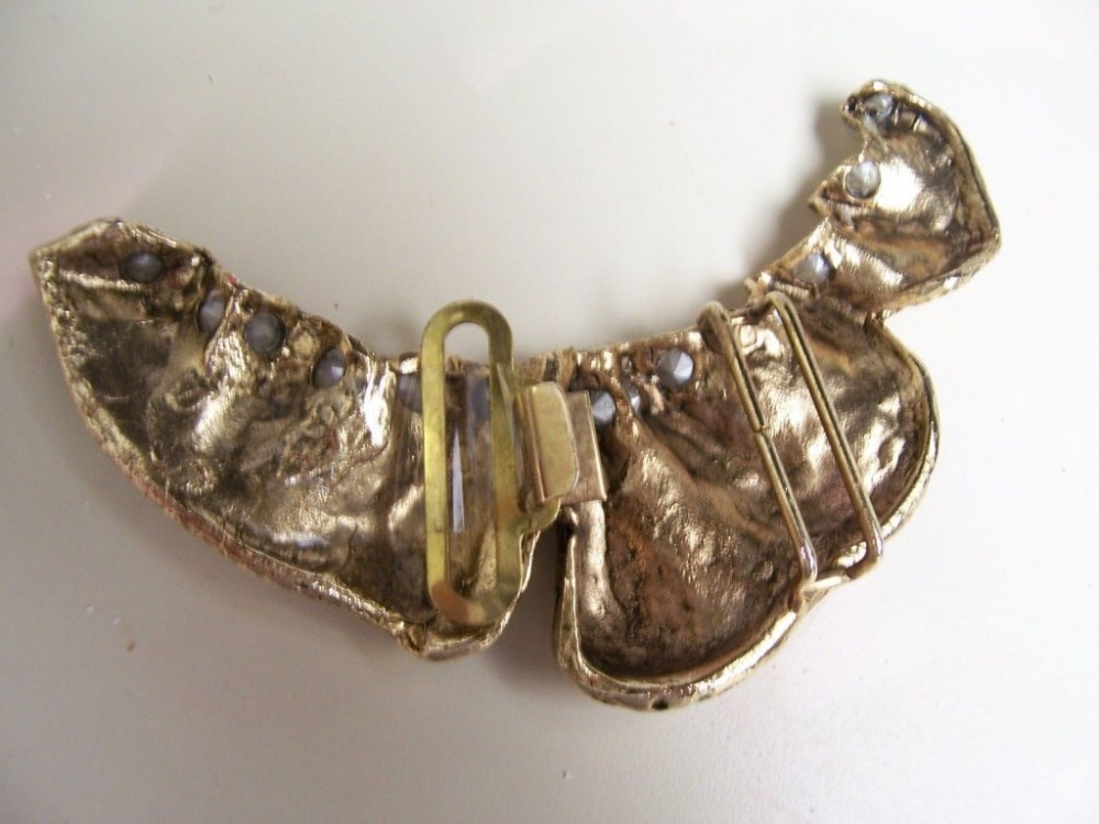 DRAPEY-LOOK-GOLD-METAL-BUCKLE-AURORA-GEMS-FOR-1.25-BELT-3