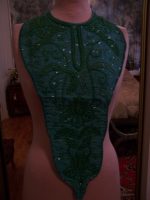 JADE-GREEN-BEADED-NECKLINE-LARGE-APPLIQUE-24-inch-LONG