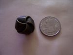 6 BRONZE FINISH KNOT STYLE BUTTONS 13/16" IN SIZE #135