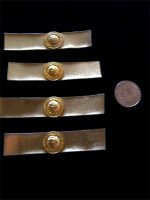 GOLD TONE MEDUSA HEAD GOLDEN ACCENT TABS 3" X 0.5" IN SIZE  #230