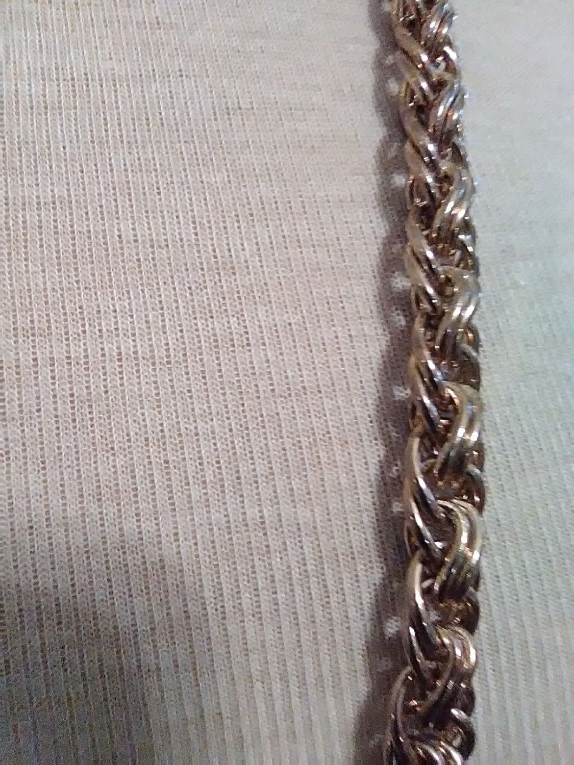 VINTAGE-NECKLACE-GOLDEN-MULTI-LINK-THICK-HEAVY-25-CHAIN-1