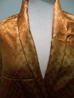 5.4yds-DESIGNER-FABRIC-BRILLIANT-COPPER-SATIN-w-METALLIC-GOLD-BLOCKS-BROCADE-1