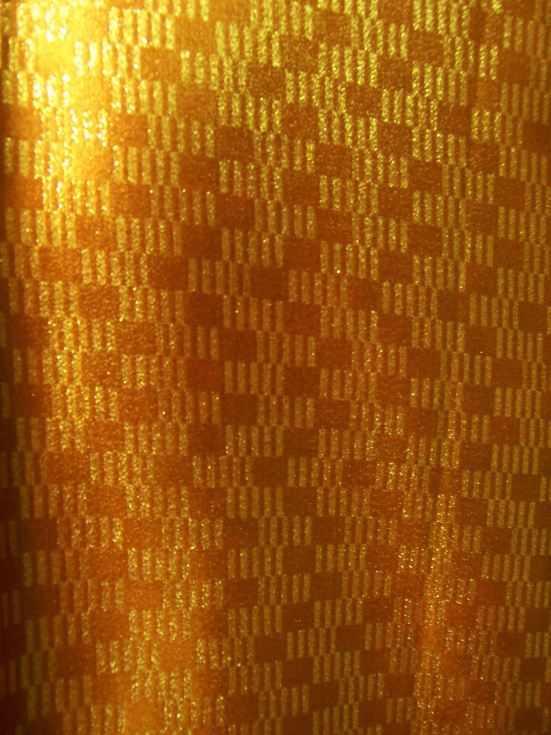 5.4yds-DESIGNER-FABRIC-BRILLIANT-COPPER-SATIN-w-METALLIC-GOLD-BLOCKS-BROCADE-2