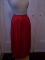  Red Pure Silk Charmeuse skirt 100_0628