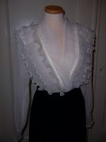 Blouse-pearl-edged-ruffled-white-chiffon-1