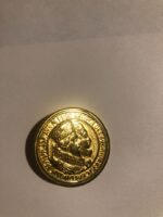 Gold tone buttons